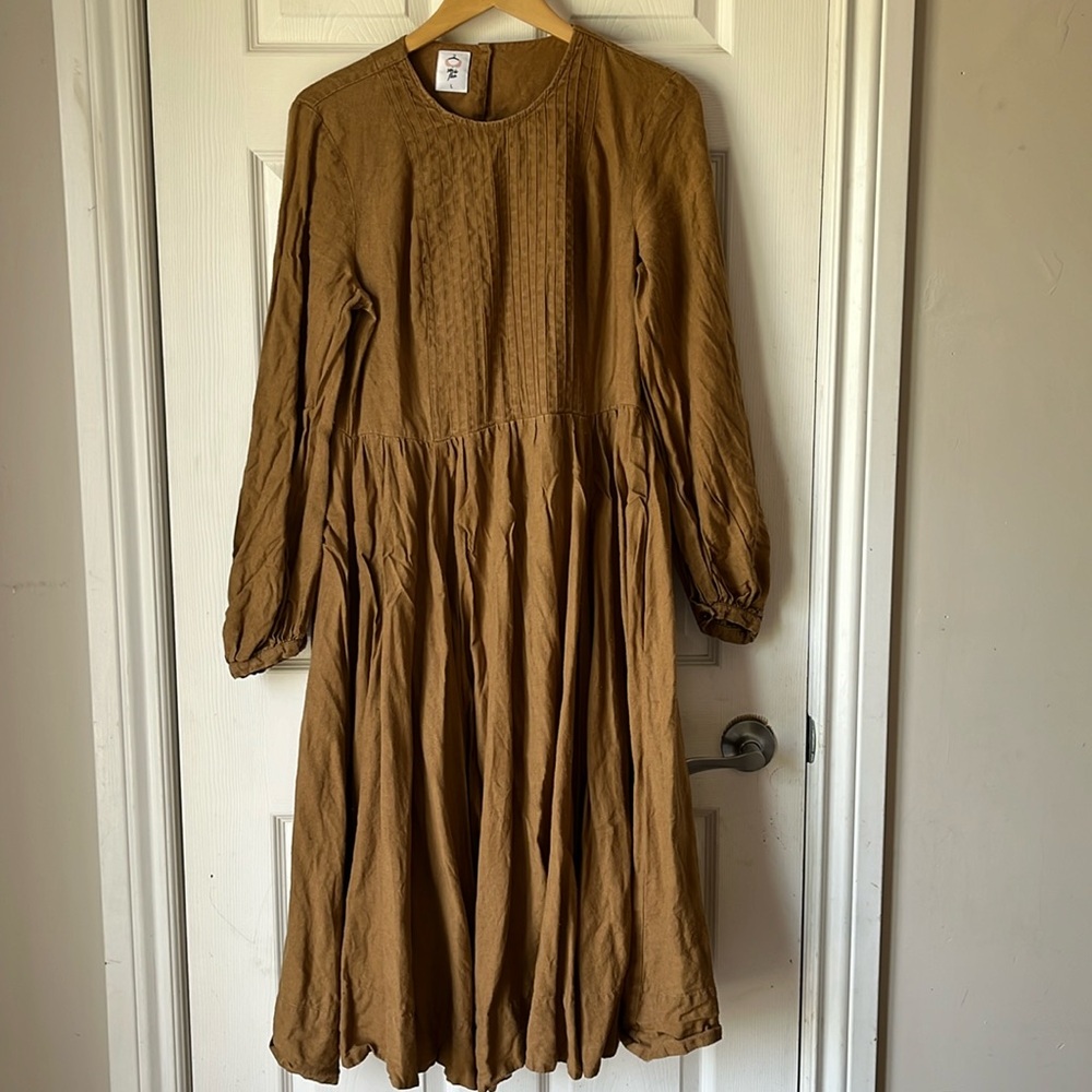 Sondeflor Hemp Scarlet Dress